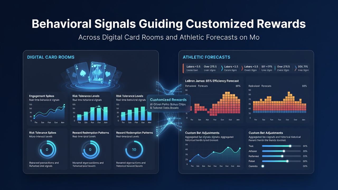 Athletic forecast dashboard on mobile highlighting reward customization driven by user behavior signals