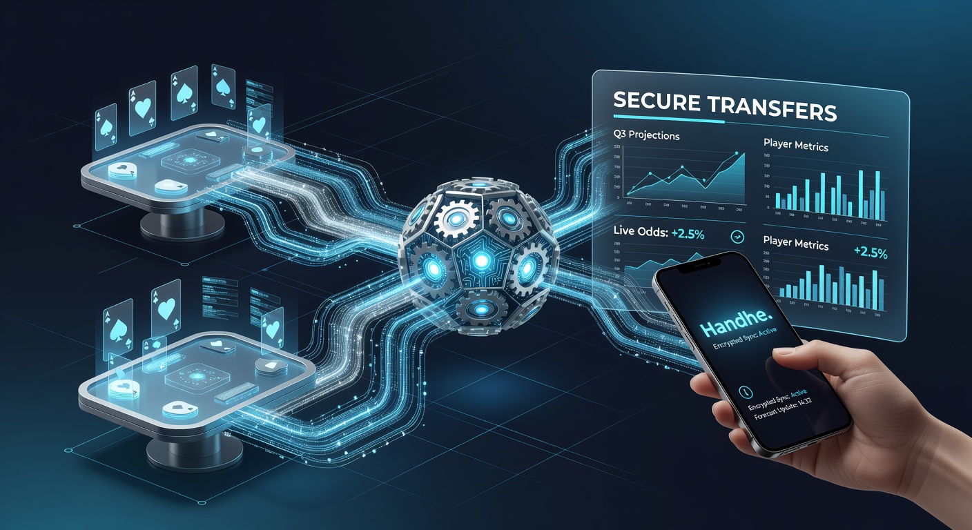 Encryption process diagram showing layered security for mobile transactions in gambling apps