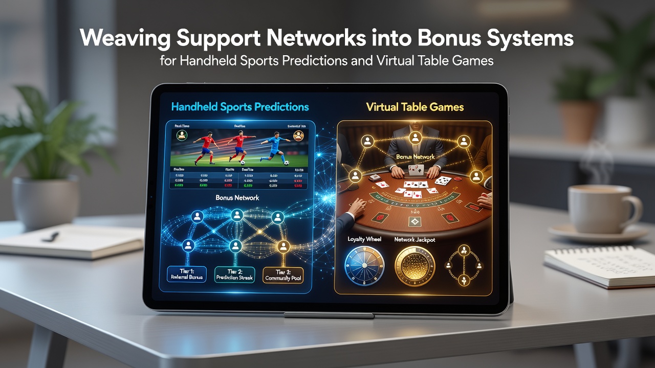Dashboard view showing connected support tickets and active bonus statuses across prediction and table game accounts